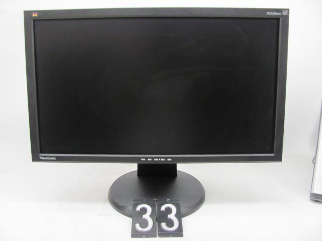 lot 33 image: Viewsonic VG2428wm 24" LCD mon...