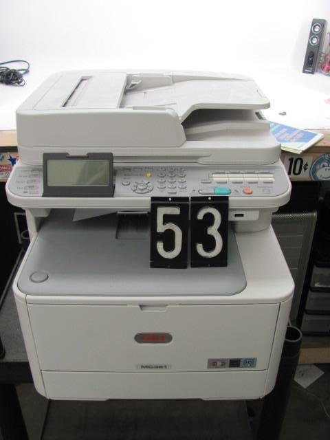 lot 53 image: Oki MC361 printerscannerfax. This...