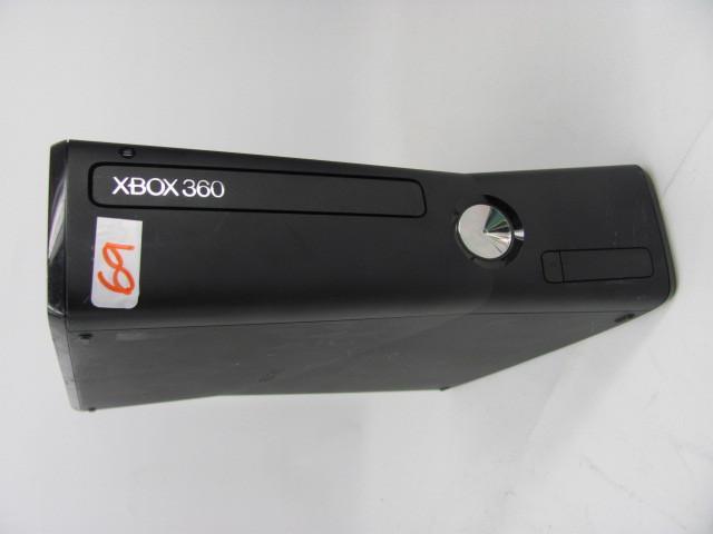 lot 69 image: Xbox 360 slim. This unit is tested ...