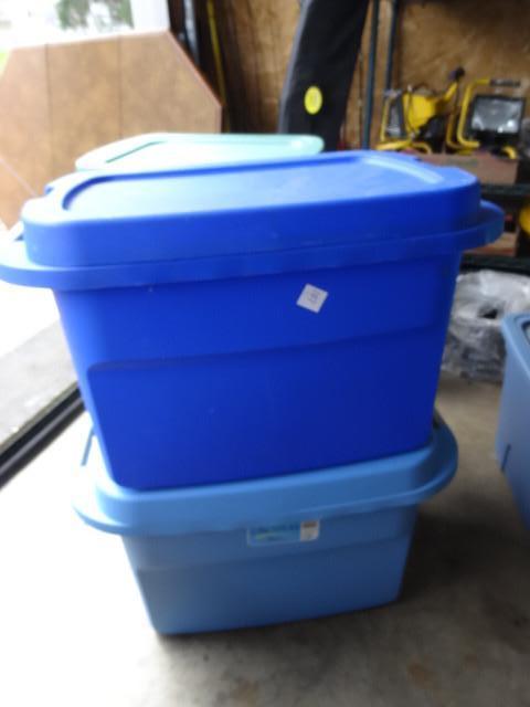 lot 107 image: Sterilite ultra tote box. 20 gal. Q...