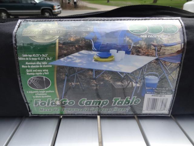 lot 122 image: Lewis and Clarke fold and go camp t...