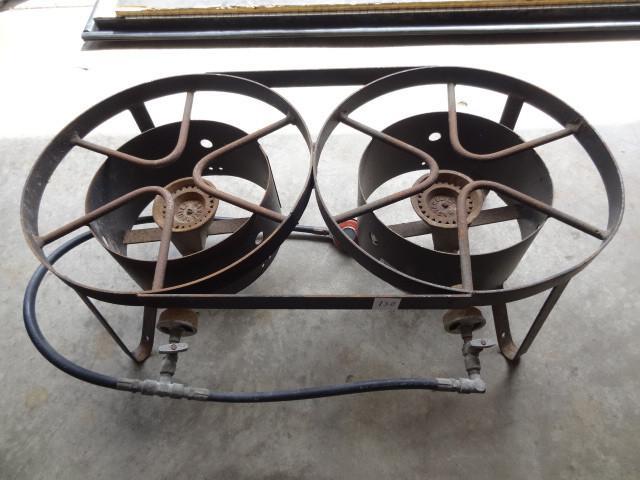 lot 130 image: Double propane burner...