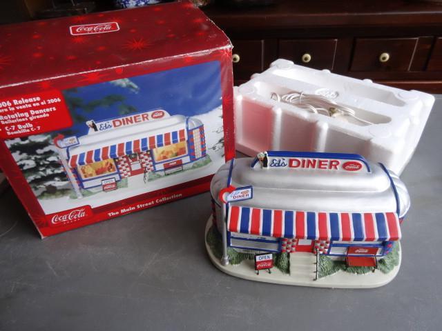 lot 162 image: Coca Cola lighted Eds Diner. Main ...