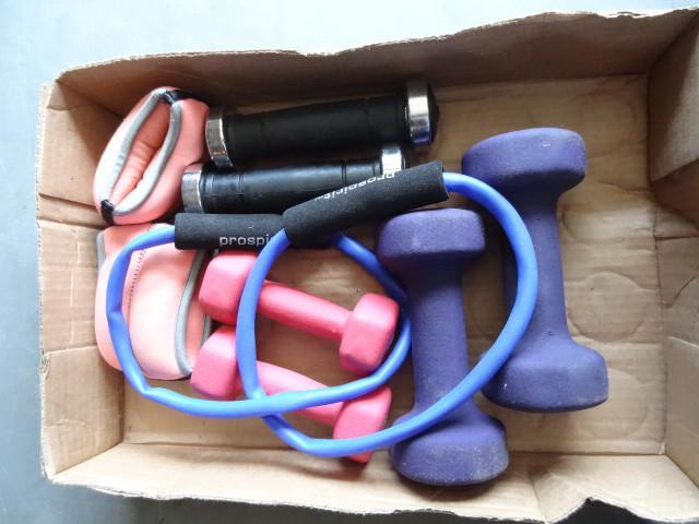 lot 172 image: Hand exercise weights. 5 lb set and...