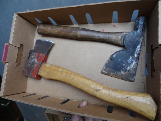 lot 176 image: 2 hatchets...