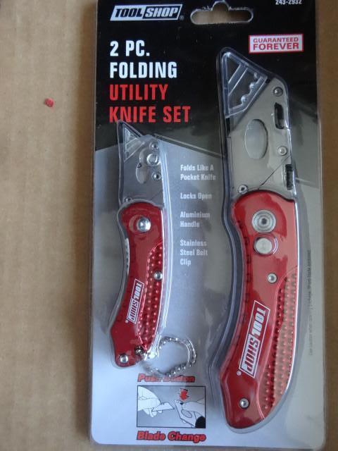 lot 196 image: Tool shop 2 piece folding utility k...