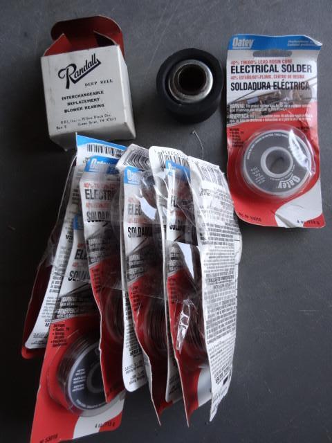 lot 199 image: Electrical solder. 10 spools. Randa...