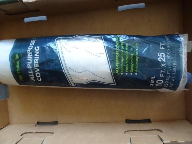 lot 212 image: 10 x 25 all purpose poly. 3 mil...