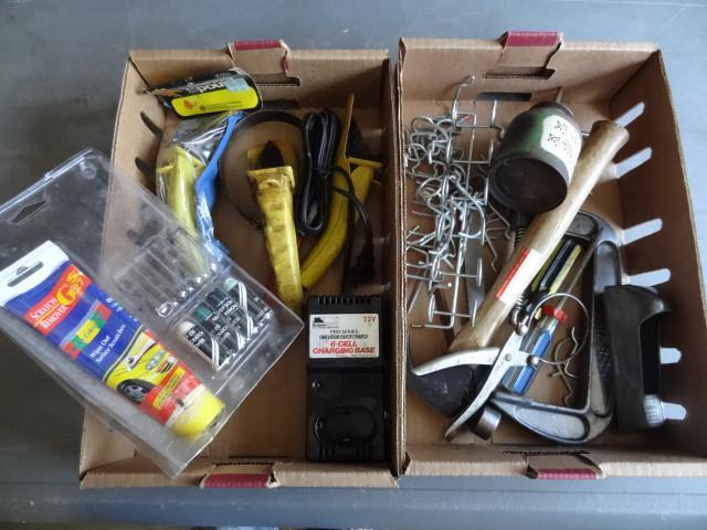 lot 217 image: Misc tools. Oil filter wrenches...