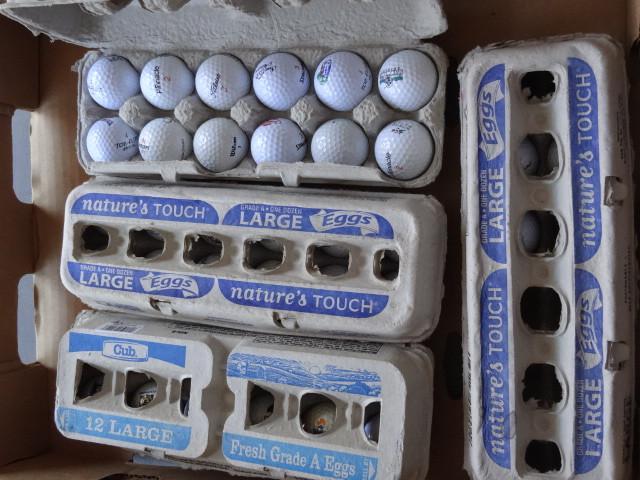 lot 257 image: 39 golf balls...