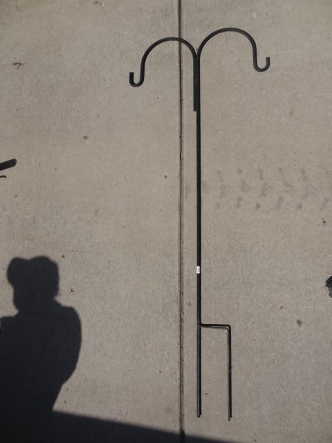 lot 294 image: Metal shepards hook...