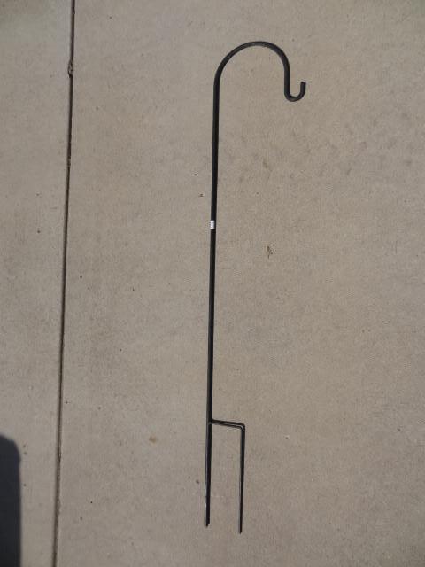lot 297 image: Metal shepards hook...