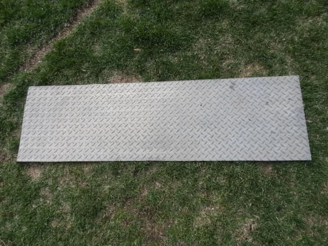 lot 38 image: Aluminum diamond plate. 17 x 60...