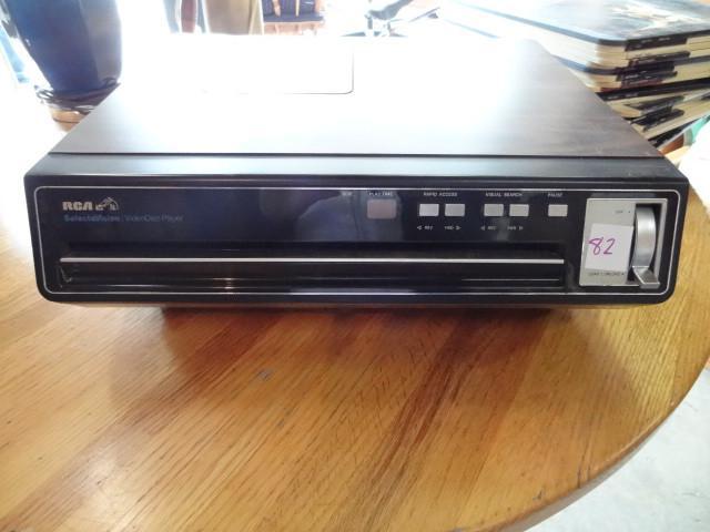 lot 82 image: RCA select vision video disc player...