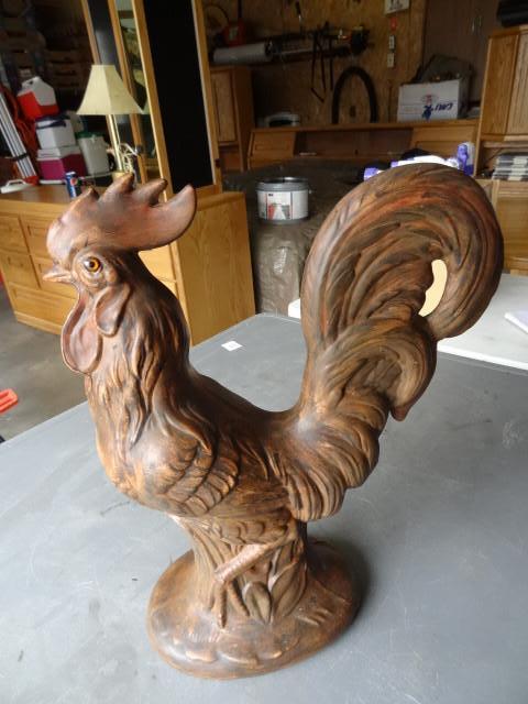 lot 97 image: Ceramic rooster...