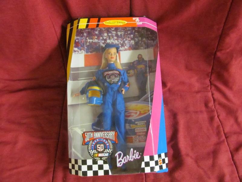 lot 105 image: Barbie Nascar 50th Anniversary...