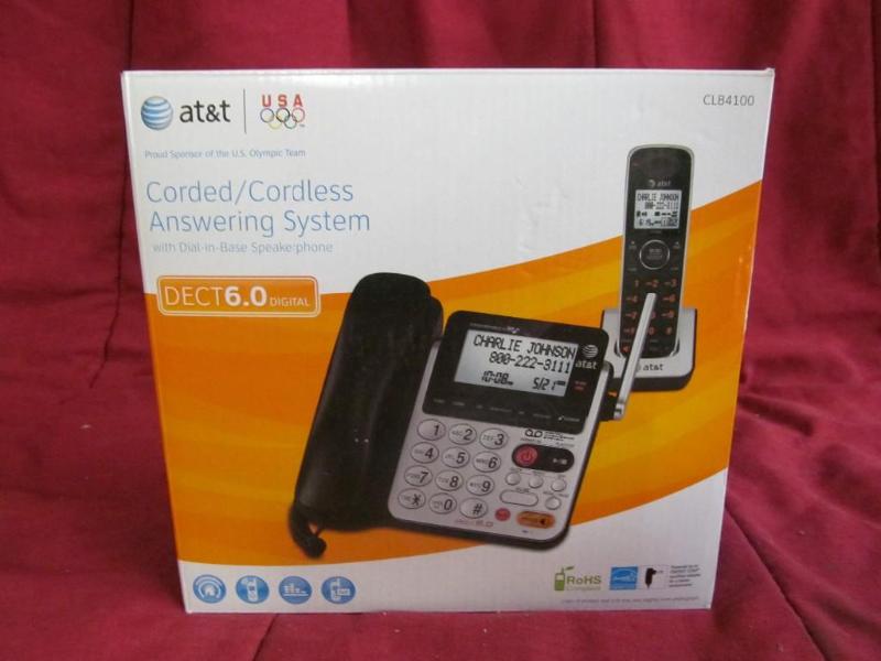 lot 117 image: AT&ampT Telephone, Cordless with A...