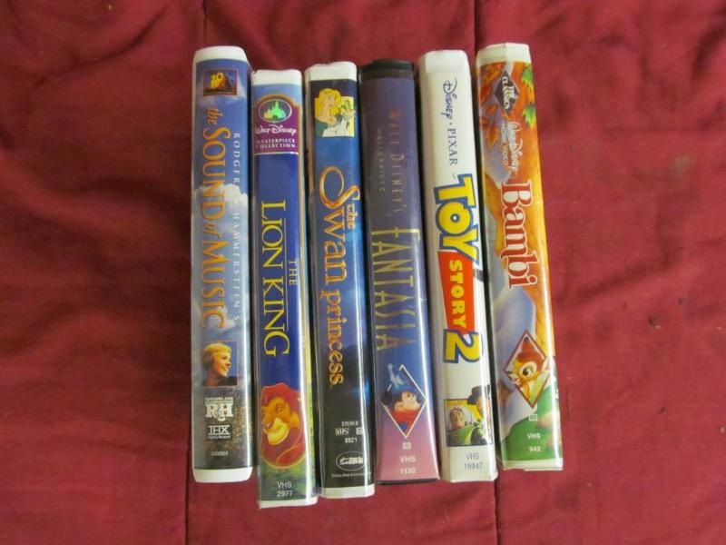 lot 132 image: VHS - Bambi, Toy Story 2, The Lion ...