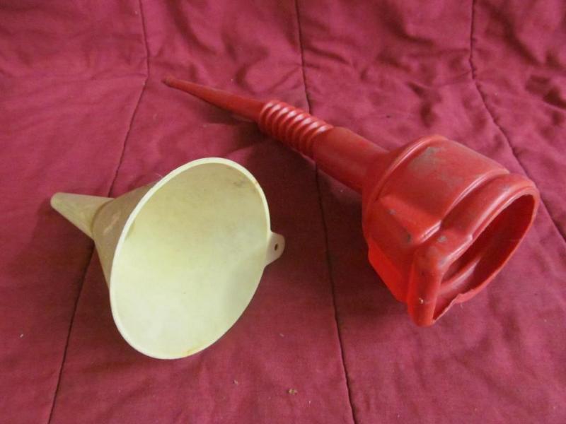 lot 198 image: 2 Plastic Funnels...