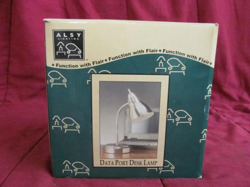 lot 205 image: New in the Box Data Port Desk Lamp...