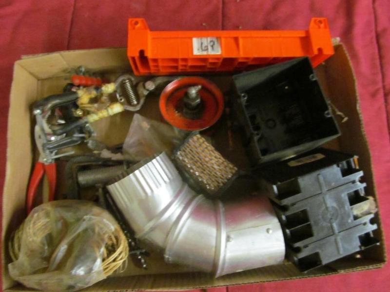lot 214 image: Snips, Clamps, Drill Bits, Junction...