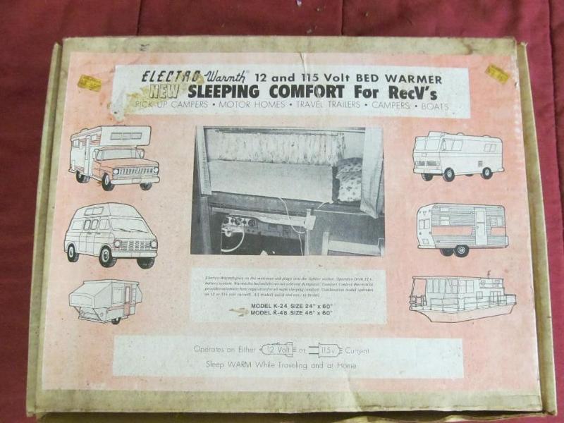 lot 215 image: Electro Warmth Bed Warmer for RVs...