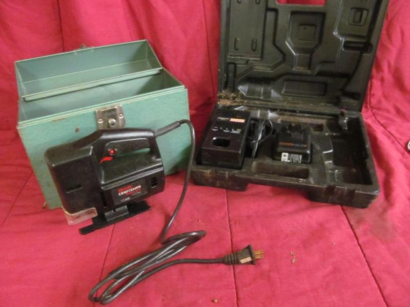 lot 216 image: Metal File Box with Craftsman Saber...