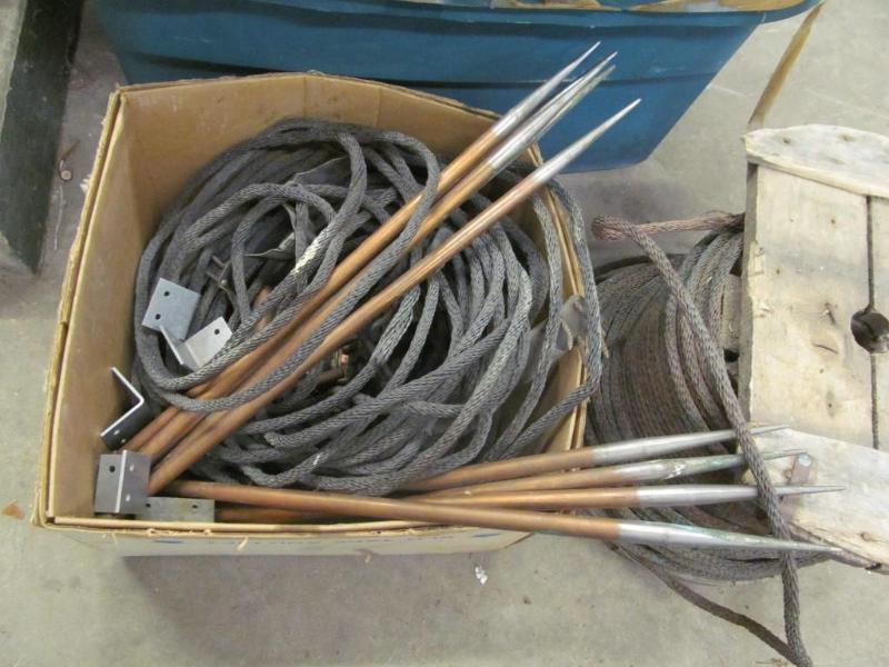 lot 226 image: Large Roll of Braided Copper Ground...