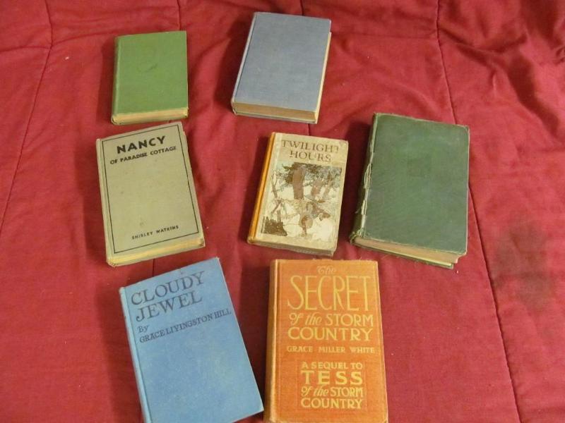 lot 38 image: 7 Vintage Books - Cloud Jewel, 1917...