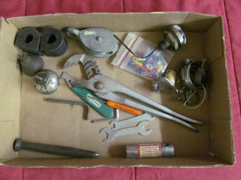 lot 69 image: Flat Box of Auto and Home Tool Item...