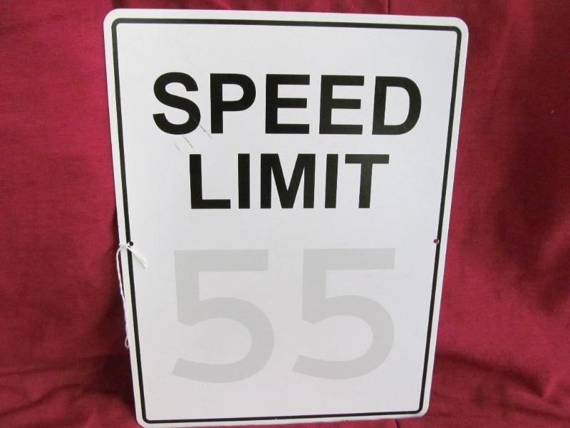 lot 7 image: Speed Limit 55 Sign...