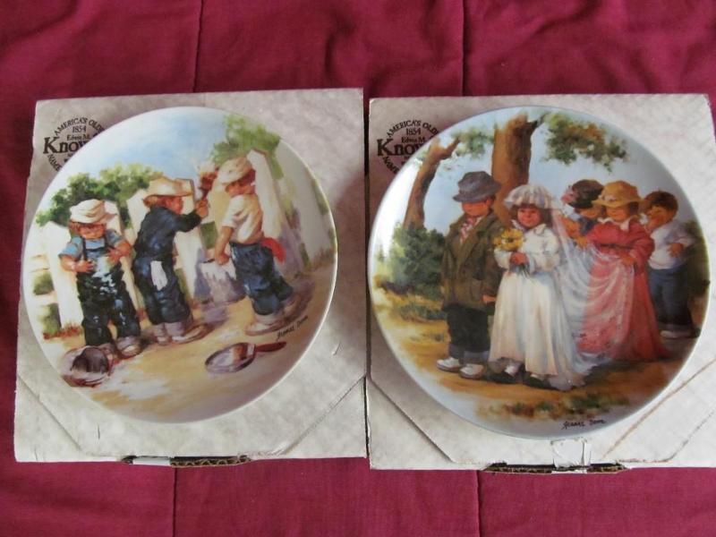 lot 78 image: 2 Knowles Decorative Plates - 1985 ...