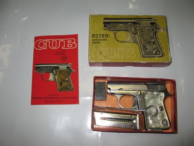 Astra Cub, semi-auto pistol, .22 sh...