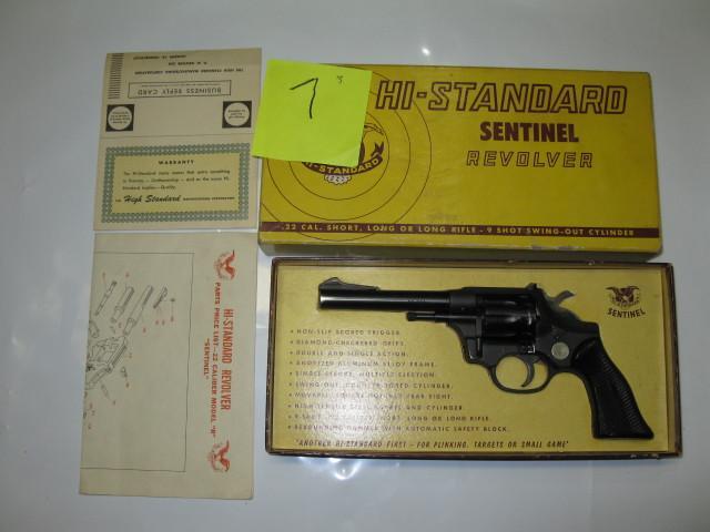 High Standard Sentinel revolver, .2...