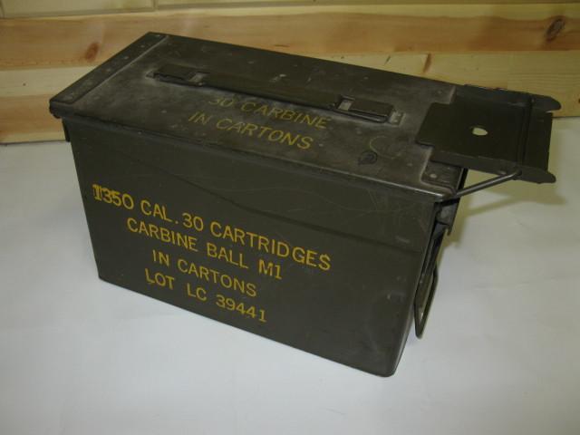 lot 100 image: Ammo Can only...