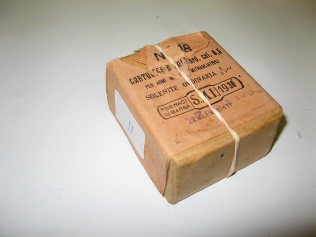 lot 11 image: 6.5MM military rifle, 18 rounds, in...