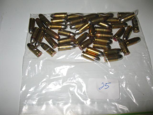 lot 25 image: 7.62 (32 Auto), handgun, 44 rounds...
