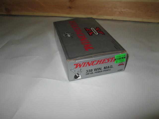 lot 3 image: .338 Winchester Magnum rifle, 20 ro...