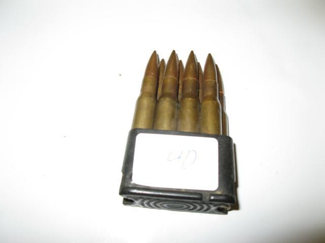 lot 40 image: 30.06, rifle ammo, 8 rounds, in Gar...