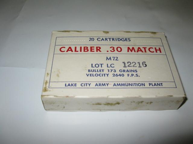 lot 48 image: 30.06, Lake City rifle ammo, 20 rou...