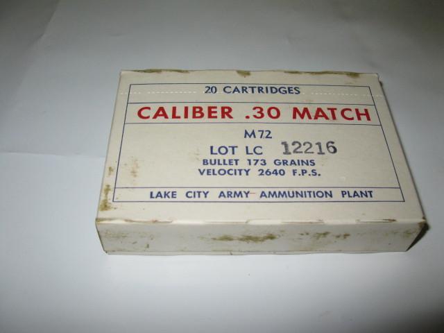 lot 49 image: 30.06, Lake City rifle ammo, 20 rou...