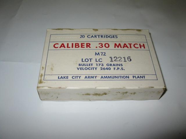 lot 51 image: 30.06, Lake City rifle ammo, 20 rou...