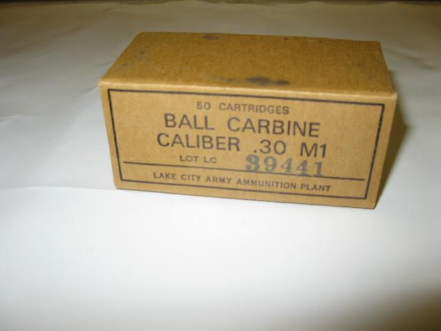 lot 60 image: 31 Cal Carbine, Lake City M1 carbin...
