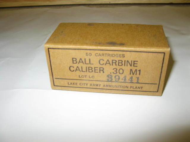 lot 63 image: 34 Cal Carbine, Lake City M1 carbin...
