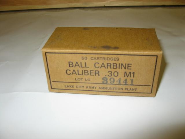 lot 65 image: 36 Cal Carbine, Lake City M1 carbin...