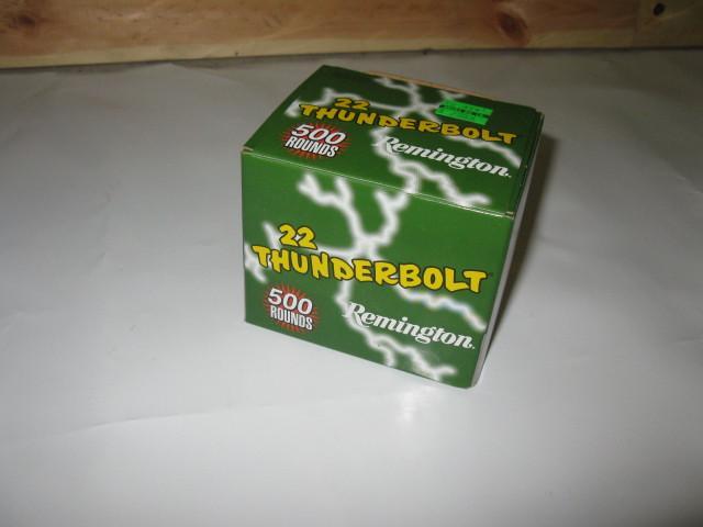 lot 78 image: 22 LR High Velocity, Remington Thun...