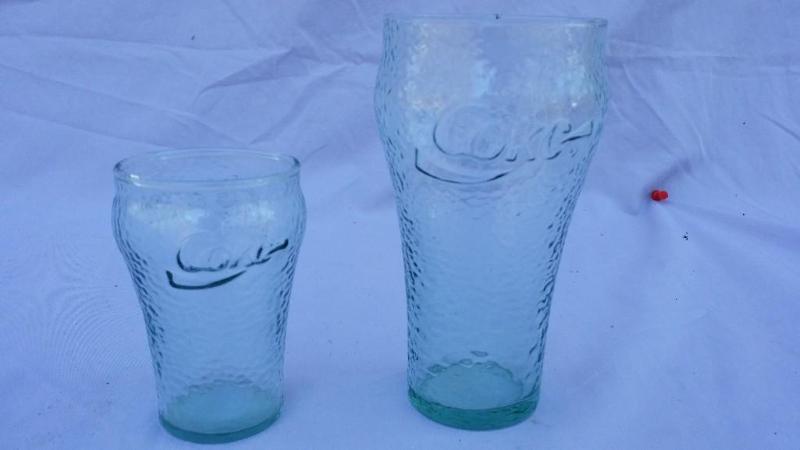 Set of 2 Coca-Cola Glasses. Large a...