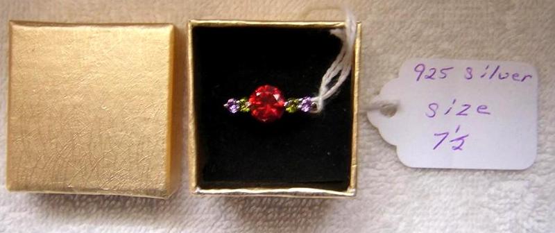 This is a ladies ring size 7 12 an...