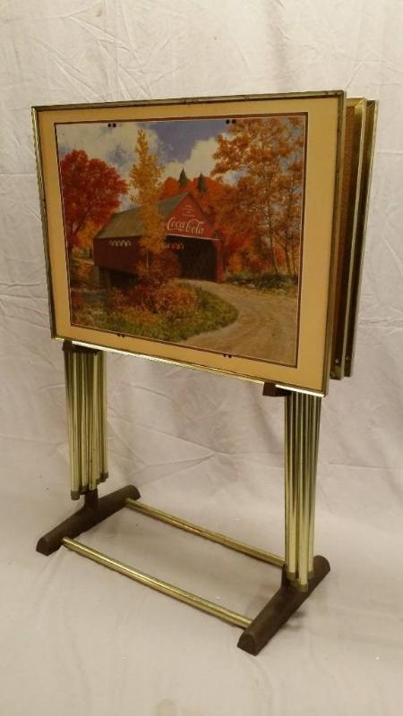 Set of Coca-Cola T.V. Trays metal ...