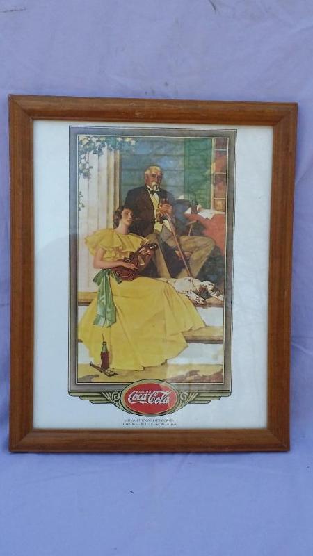 Framed Norman Rockwell Lithograph b...